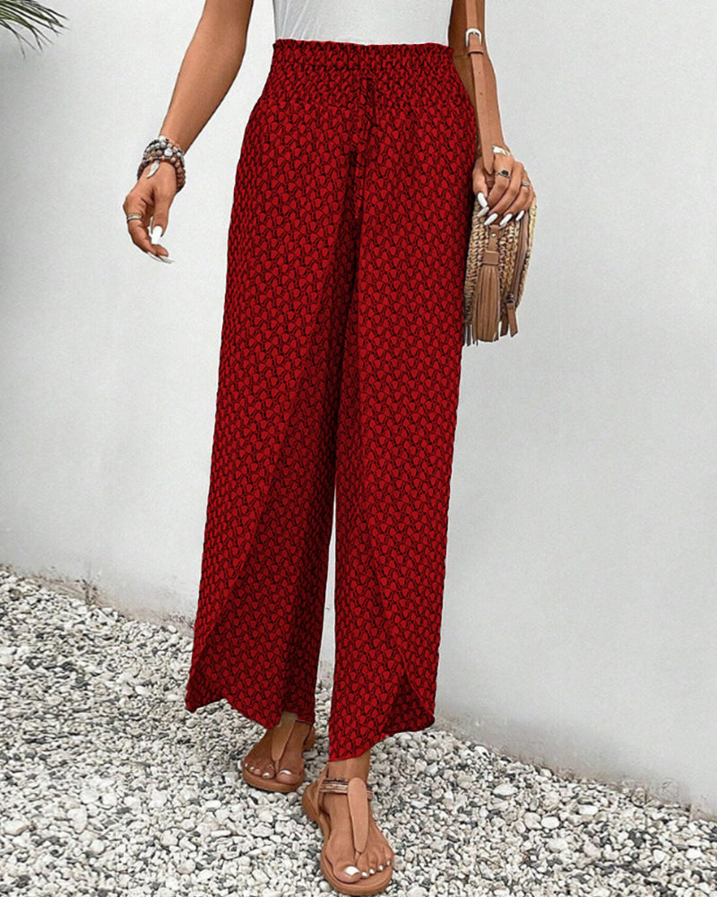 Comfy wide-leg palazzo pants for women
