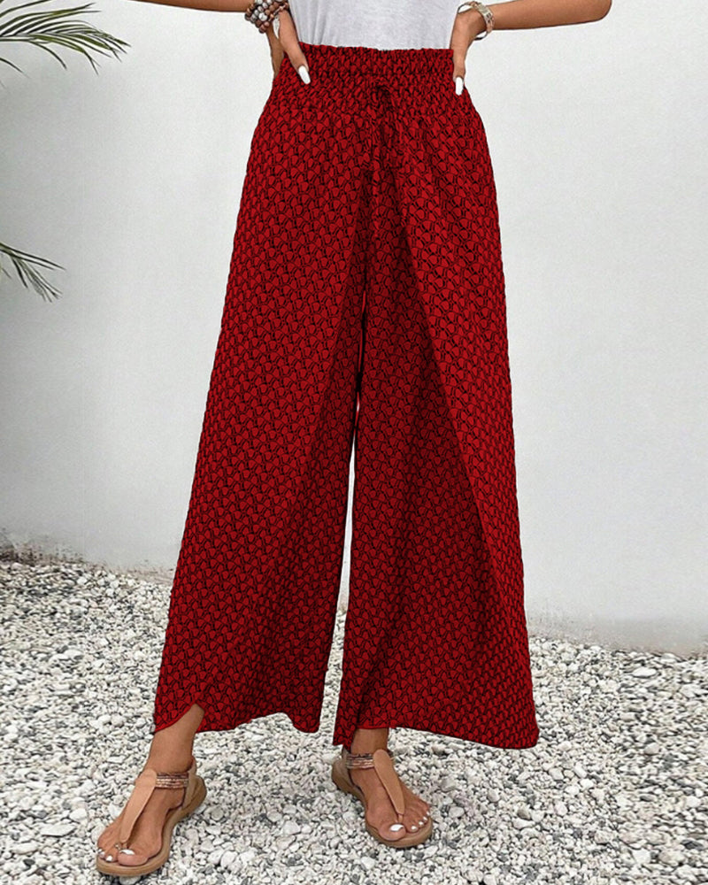 Comfy wide-leg palazzo pants for women
