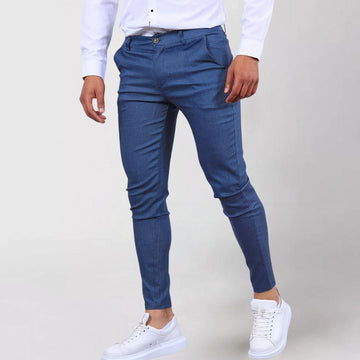 Comfortable men's slim-fit trousers for everyday style