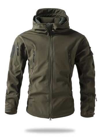 Men's three-in-one camouflage jacket breathable all-weather outdoor windbreaker