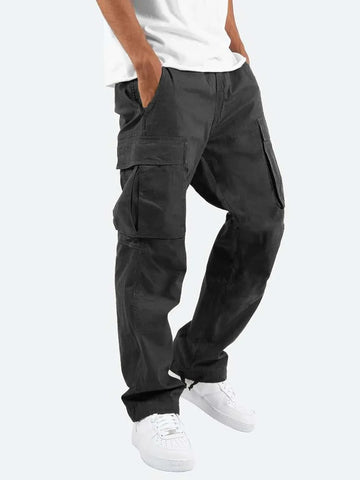 Comfortable multi-pocket pants for men