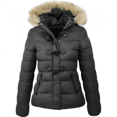 Cozy hooded jacket for women