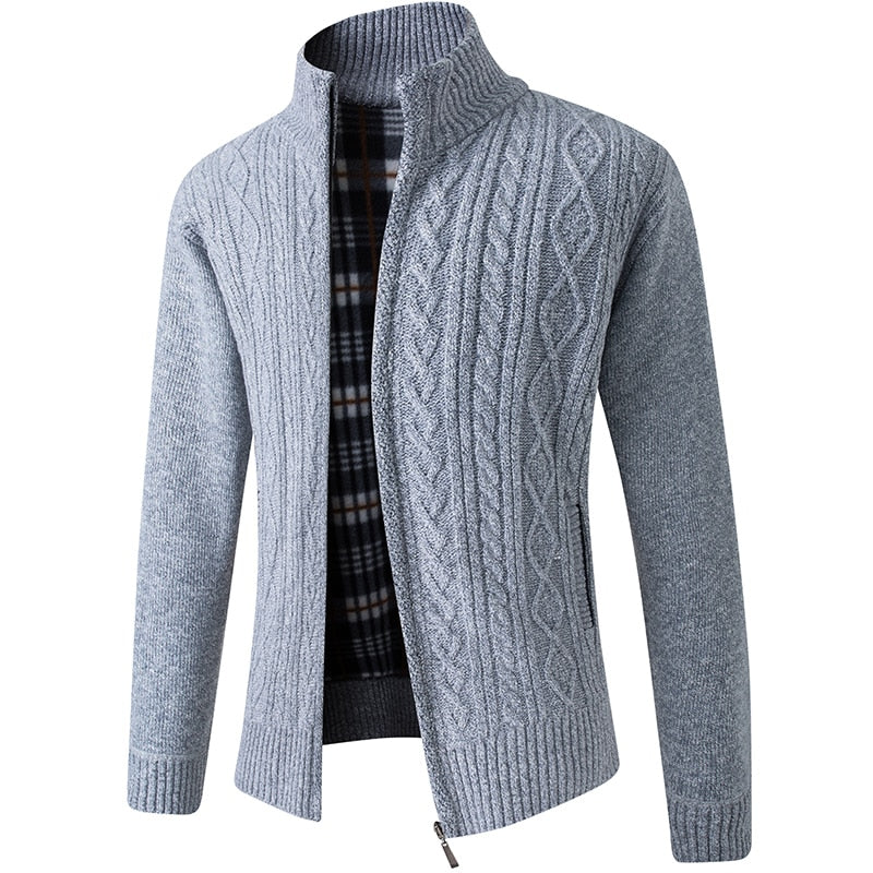 Classic men's vest with zipper for stylish layering