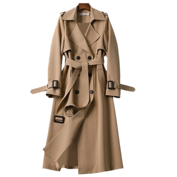 Women's mid-length trench coat