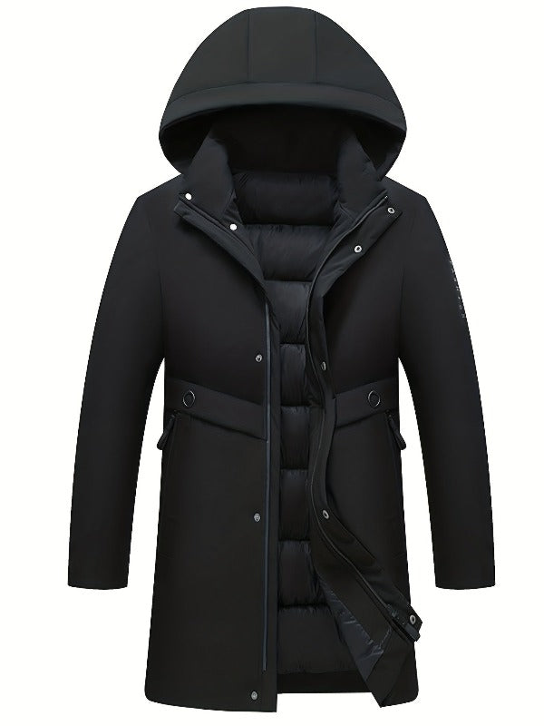 Men's medium-length casual coat
